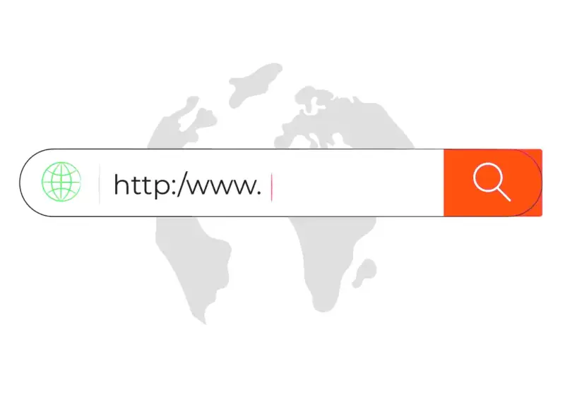Pasek wyszukiwania z ikoną globu i tekstem "http://www.", symbolizujący skracanie linków z własną nazwą.